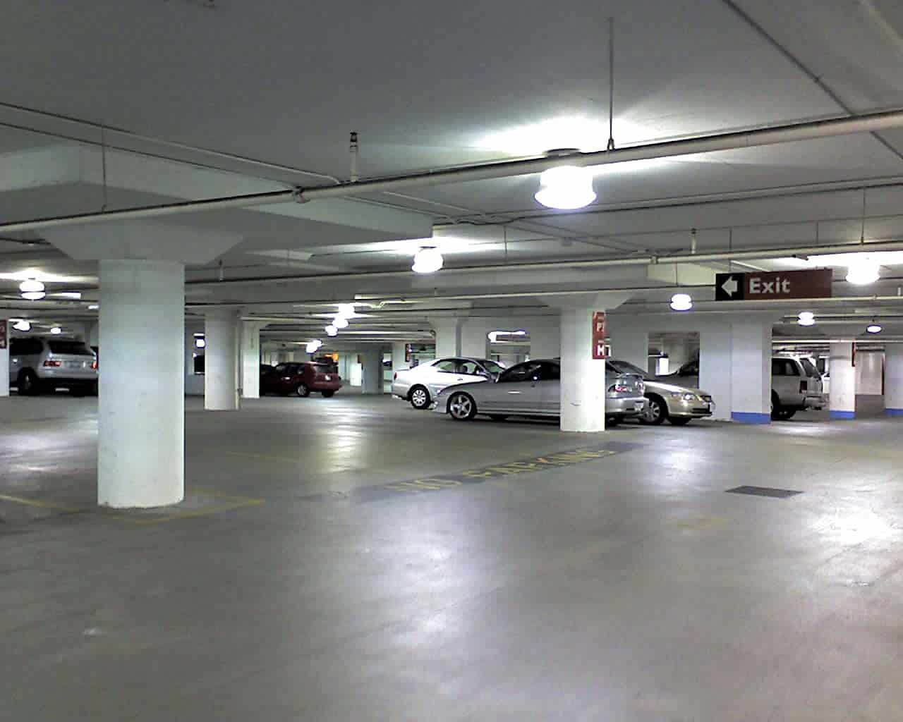 Underground Parking Lot.